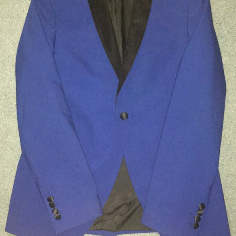 Royal Blue Tuxedo Jacket/Blazer